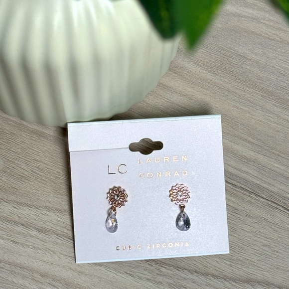 LC Lauren Conrad Cubic Zirconia Earrings - Picture 4 of 4
